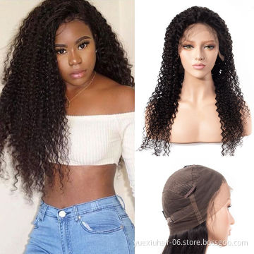 cheap HD Transparent full lace 360 4x4 Lace front glueless Virgin Wholesale indianBrazilian 100% Human Hair Wigs For Black Women